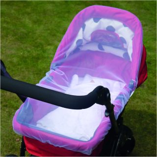 6 PRAM AND CARRYCOT INSECT NET WHITE Lifestyle1
