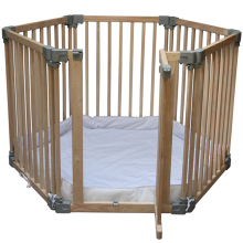Natural Wood Play Pen / Room Barrier